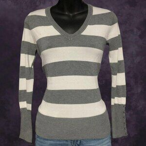 U2B 00s Grunge Striped Top